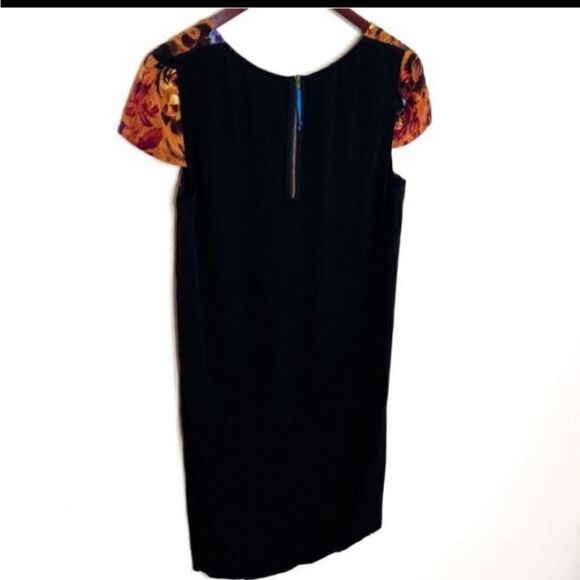 Anthropologie Silk Floral Flowy Tunic Dress - Picture 4 of 10